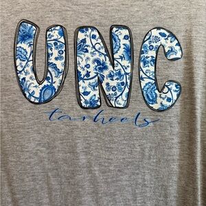 Gray UNC Tar Heels Graphic Tee